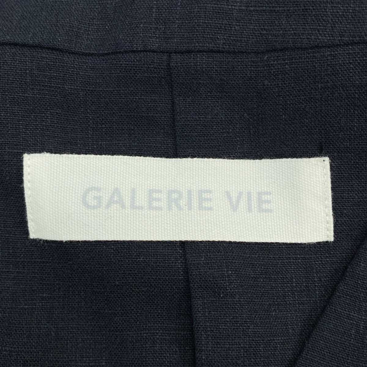 GALERIE VIE | 2025SS | 羅紋法式亞麻半袖外套 | F |