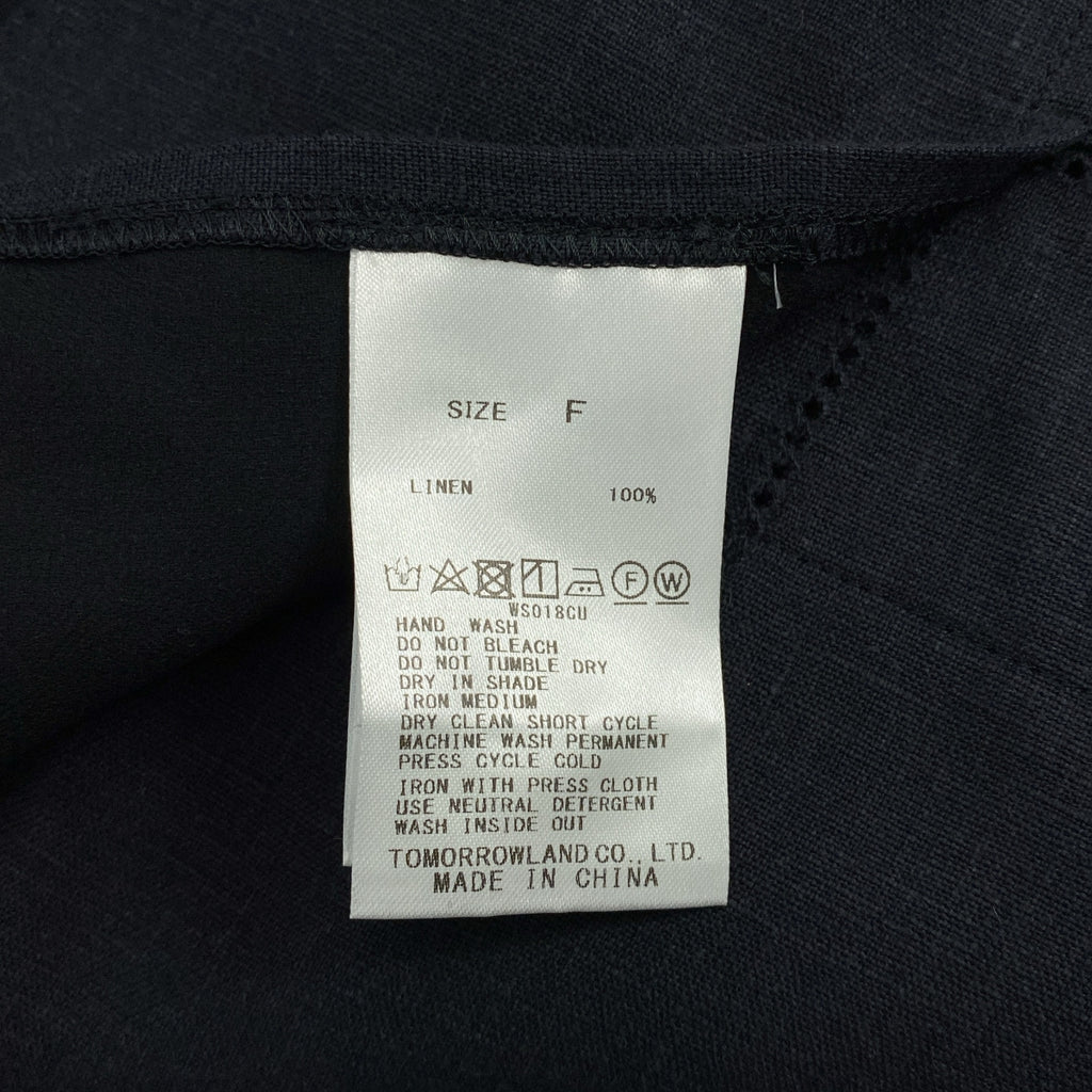 GALERIE VIE | 2025SS | 羅紋法式亞麻半袖外套 | F |