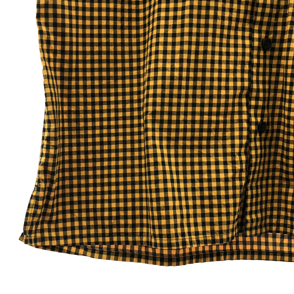 AMI Alexandre Mattiussi / アミ・アレクサンドルマテュッシ | ギンガムチェック ロゴ刺しゅう 半袖シャツ | 40 | メンズ