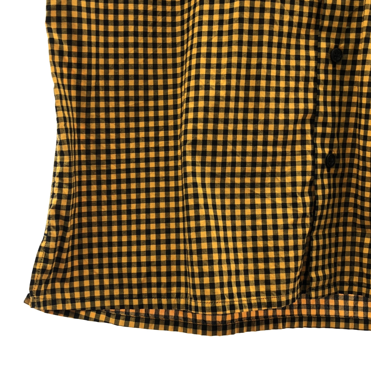 AMI Alexandre Mattiussi / アミ・アレクサンドルマテュッシ | ギンガムチェック ロゴ刺しゅう 半袖シャツ | 40 | メンズ