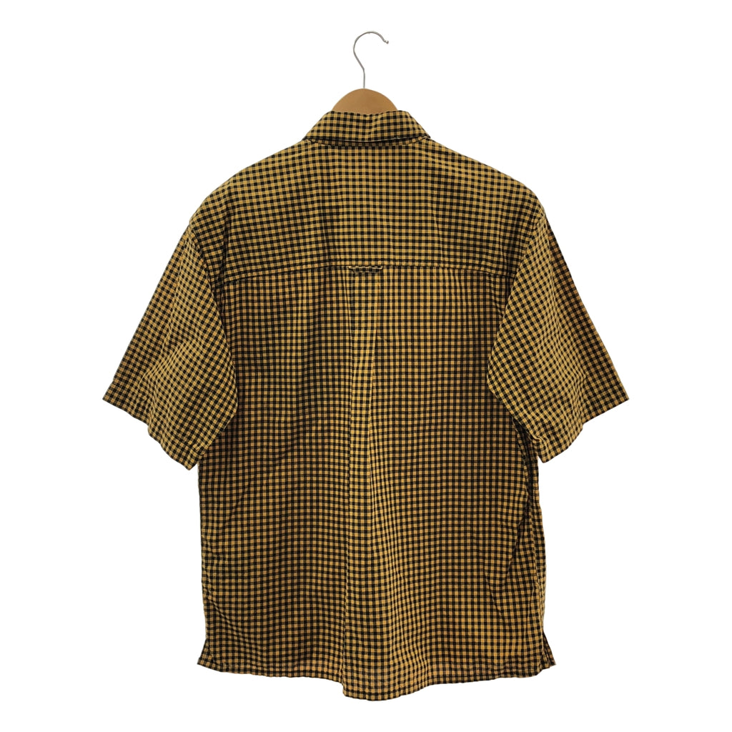 AMI Alexandre Mattiussi / アミ・アレクサンドルマテュッシ | ギンガムチェック ロゴ刺しゅう 半袖シャツ | 40 | メンズ