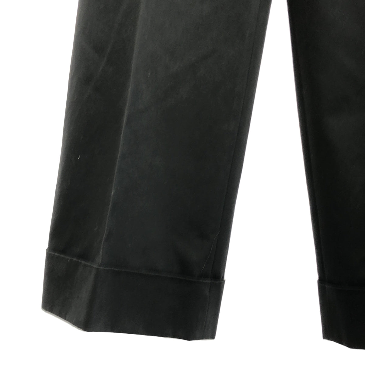【新品】  J&M DAVIDSON / ジェイアンドエムデヴィッドソン | コットン センタープレス ロールアップ パンツ | 10 | ブラック | レディース
