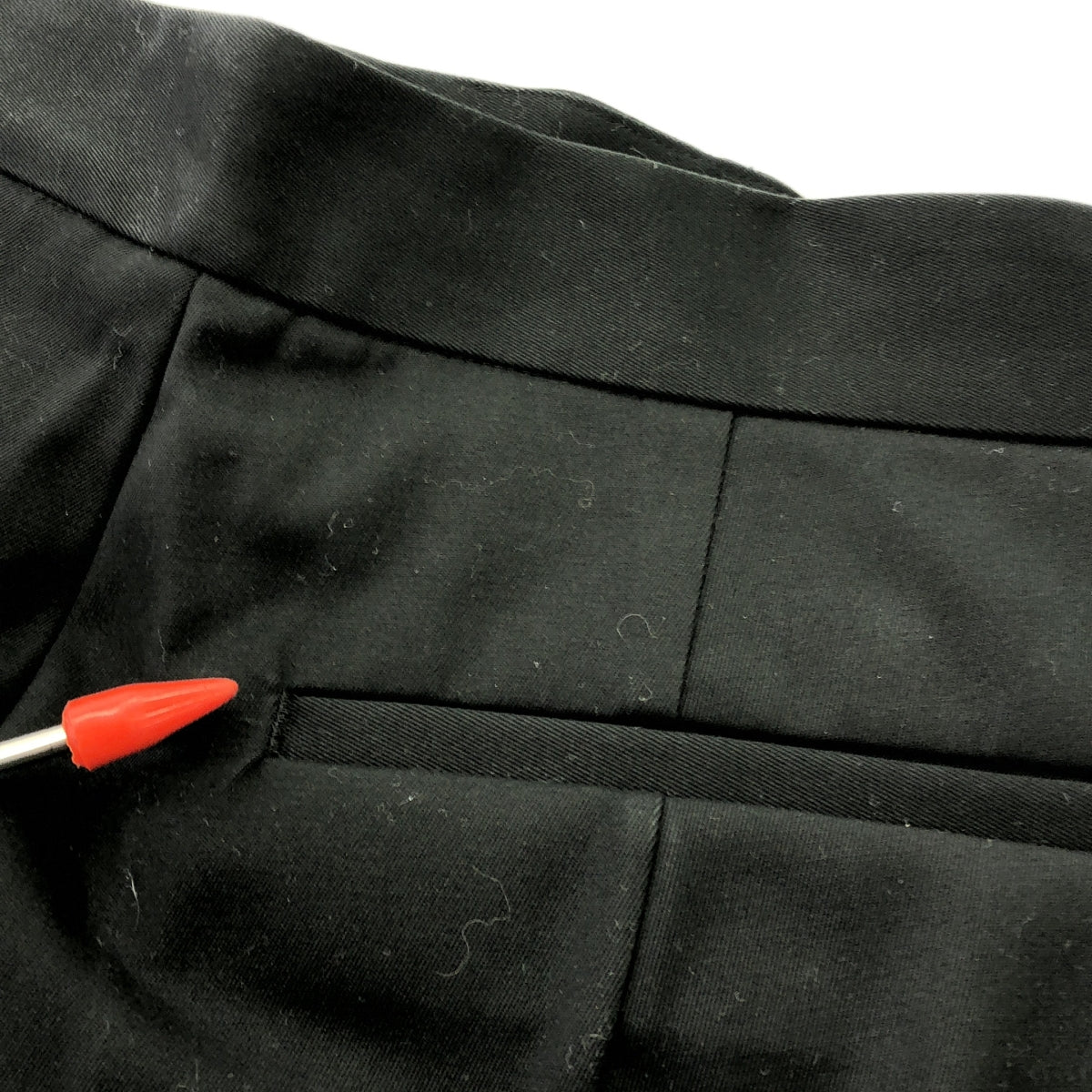 【新品】  J&M DAVIDSON / ジェイアンドエムデヴィッドソン | コットン センタープレス ロールアップ パンツ | 10 | ブラック | レディース