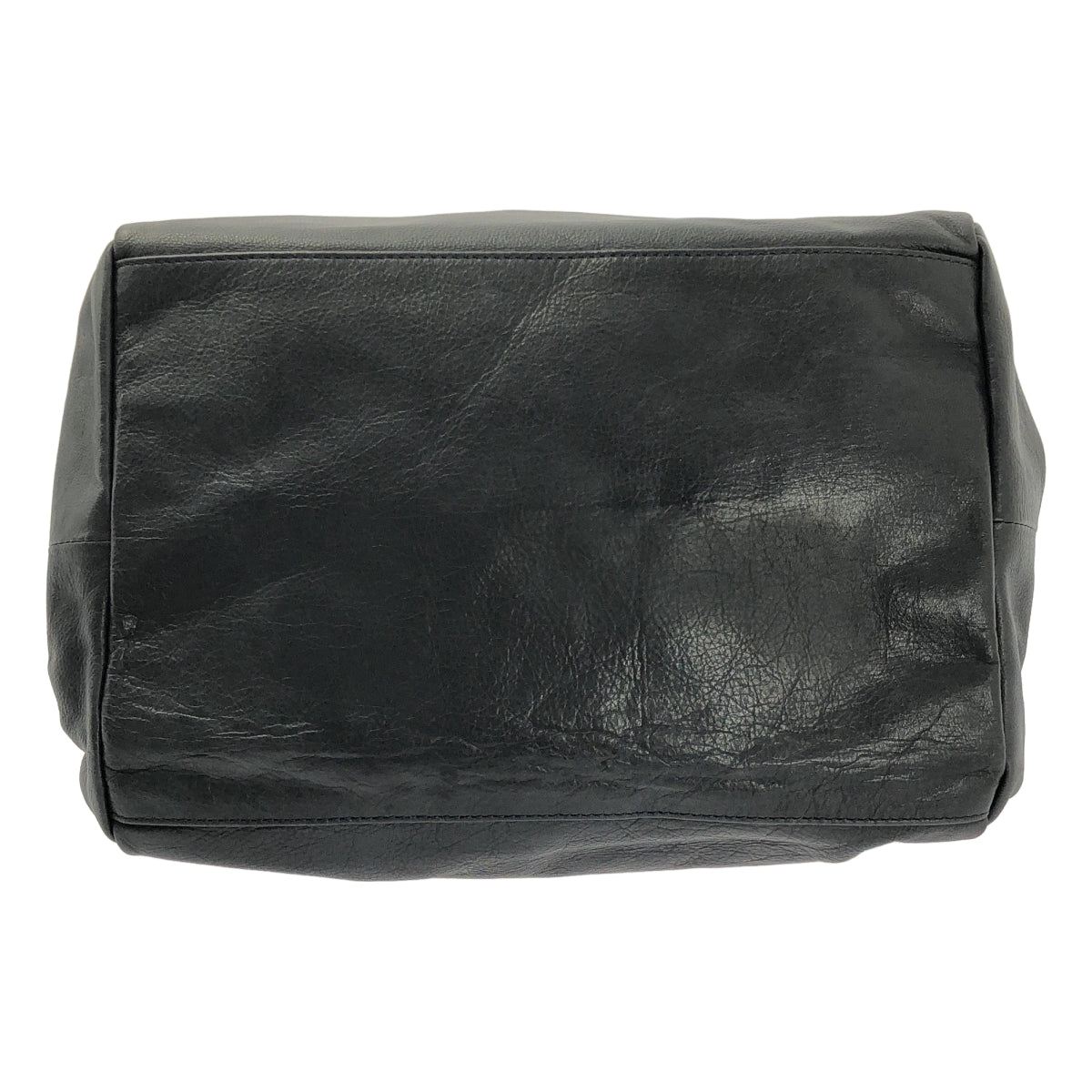 LES BASIQUES / 레버직 | 가죽 와이드 토트 백 | 블랙 | 여성