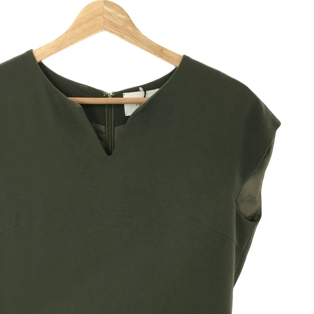 【신품】 Arobe / 아로브 | 총 안감 엠브로이드 레이스 레이어드 원피스 올인원 | 2 | 올리브 | 여성