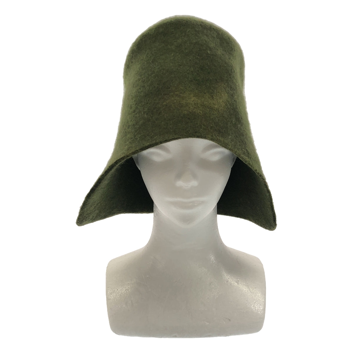 【美品】  JOHN ALEXANDER SKELTON / ジョンアレキサンダースケルトン | 2023AW | wool hat / ウールハット | カーキ | メンズ