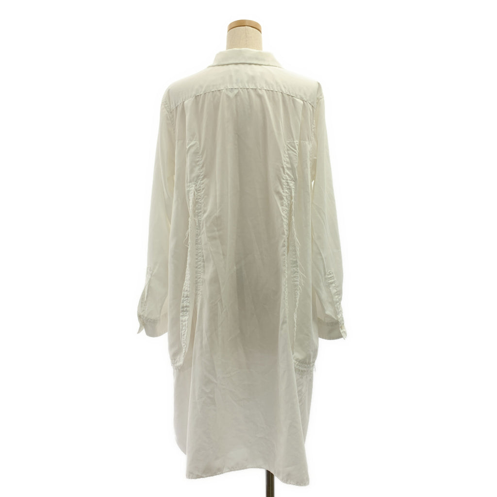 COMME des GARCONS COMME des GARCONS / コムコム | 2022SS | 変形 丸襟 オーバーシルエット シャツ ブラウス | M | レディース