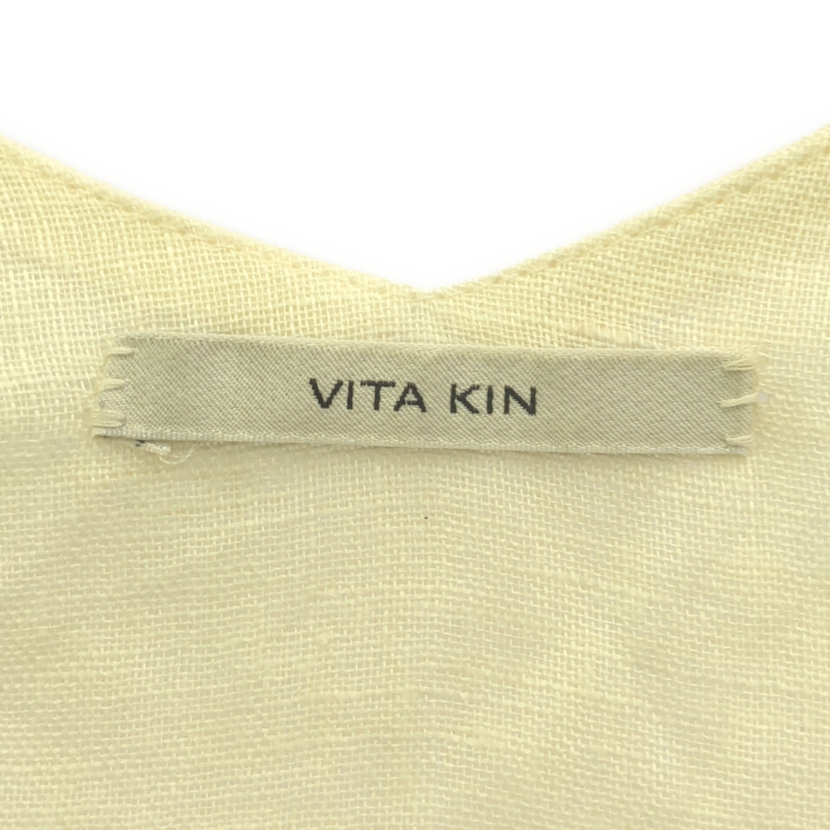 【미품】 VITA KIN / 비타 킨 | 린넨 버드 엠브로이드리 원피스 | XS | 아이보리 / 레드 / 블랙 | 여성
