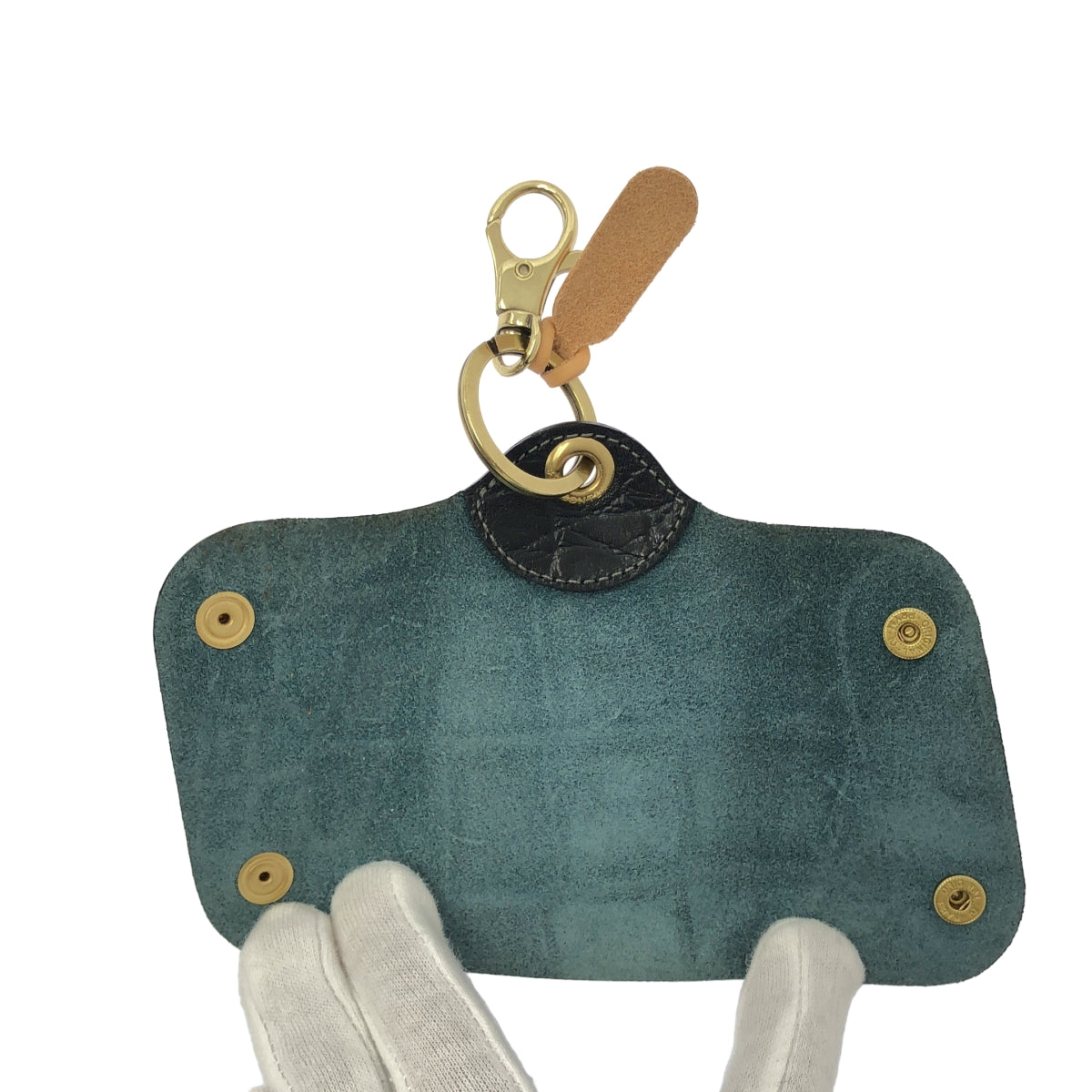 IL BISONTE / 일비존테 | 악어형 푸시 키링 / 키 케이스 / 스마트 키용 |