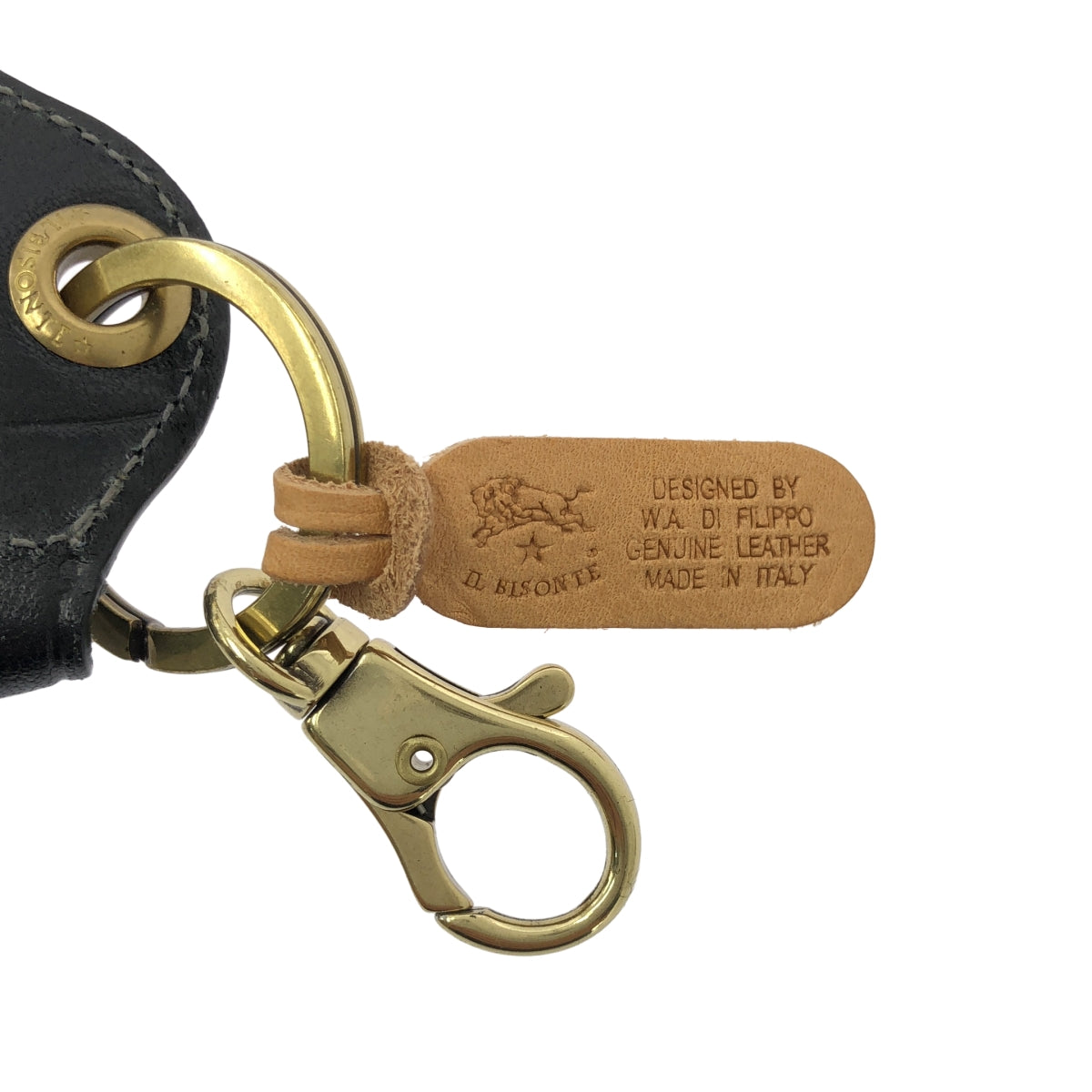 IL BISONTE / 일비존테 | 악어형 푸시 키링 / 키 케이스 / 스마트 키용 |