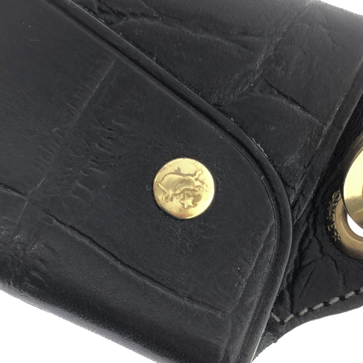 IL BISONTE / 일비존테 | 악어형 푸시 키링 / 키 케이스 / 스마트 키용 |