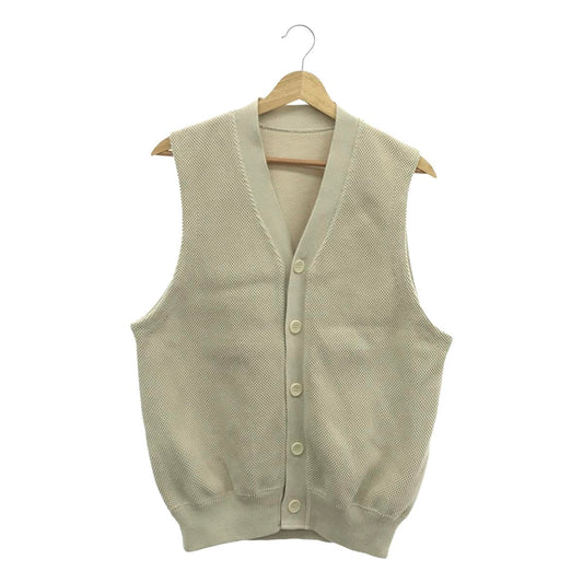 【미품】 Crepuscule / 크렙스큐르 | MOSS STITCH V / N VEST / V 넥 베스트 | 1 | IVORY | 여성