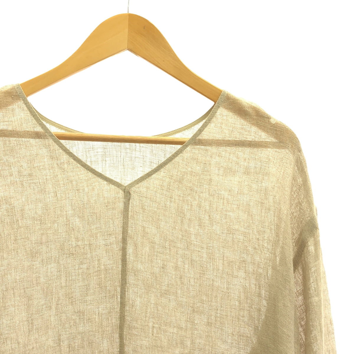 Spick and Span | Mesh linen loose pullover |