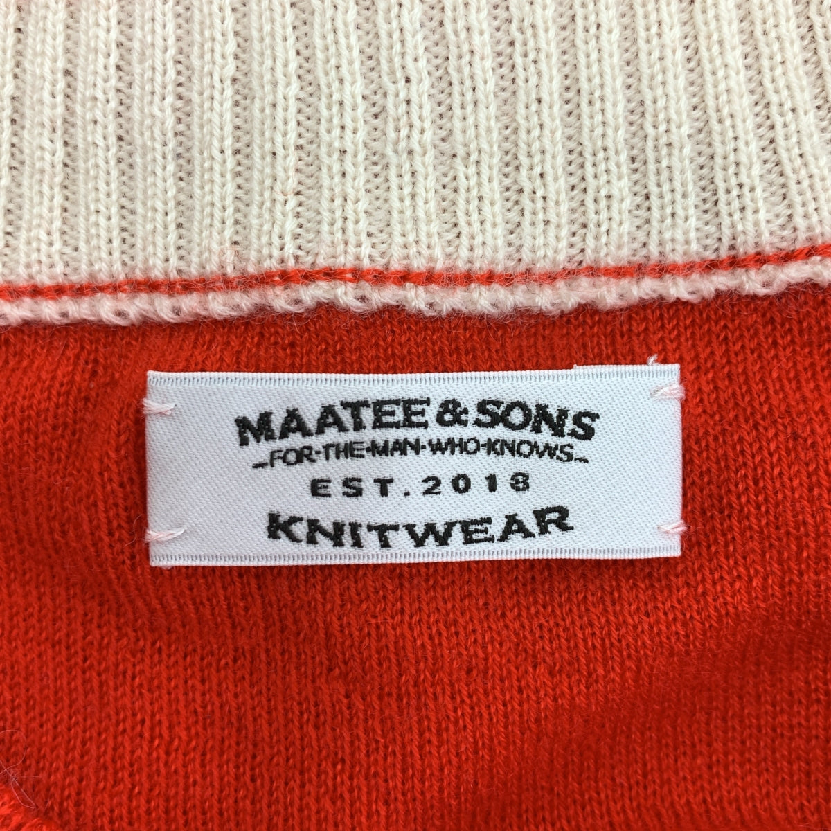 MAATEE&SONS / マーティー&サンズ | × WAGAMAMA 我儘別注 カシミア梳毛無双セーター クルーネックニット | 2 | メンズ