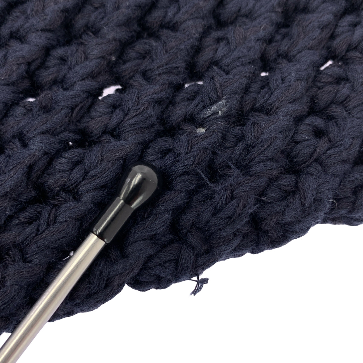 Cristaseya | 棉質低針距圓領毛衣 | S碼 | 海軍藍 | 男款