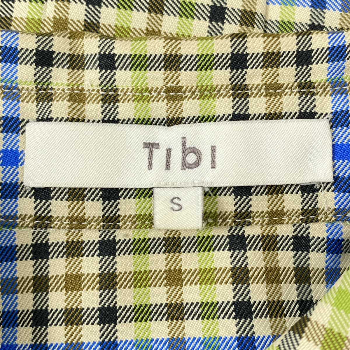 Tibi | 格紋超大襯衫 | S碼 | 女款