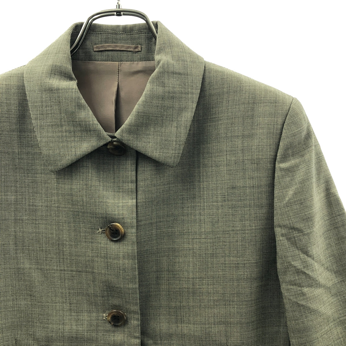 MARGARET HOWELL / マーガレットハウエル | セットアップ ウール 千鳥格子柄 ジャケット スカート | 2 | レディース