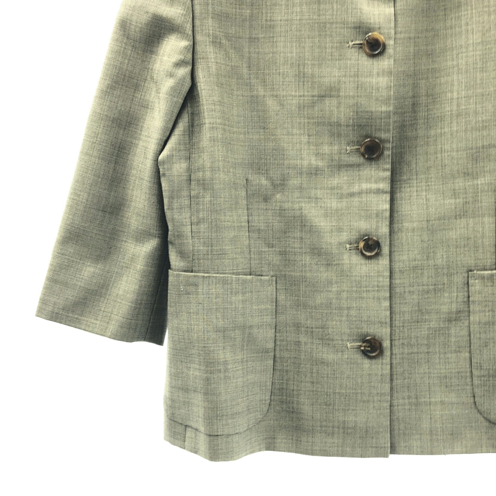 MARGARET HOWELL / マーガレットハウエル | セットアップ ウール 千鳥格子柄 ジャケット スカート | 2 | レディース