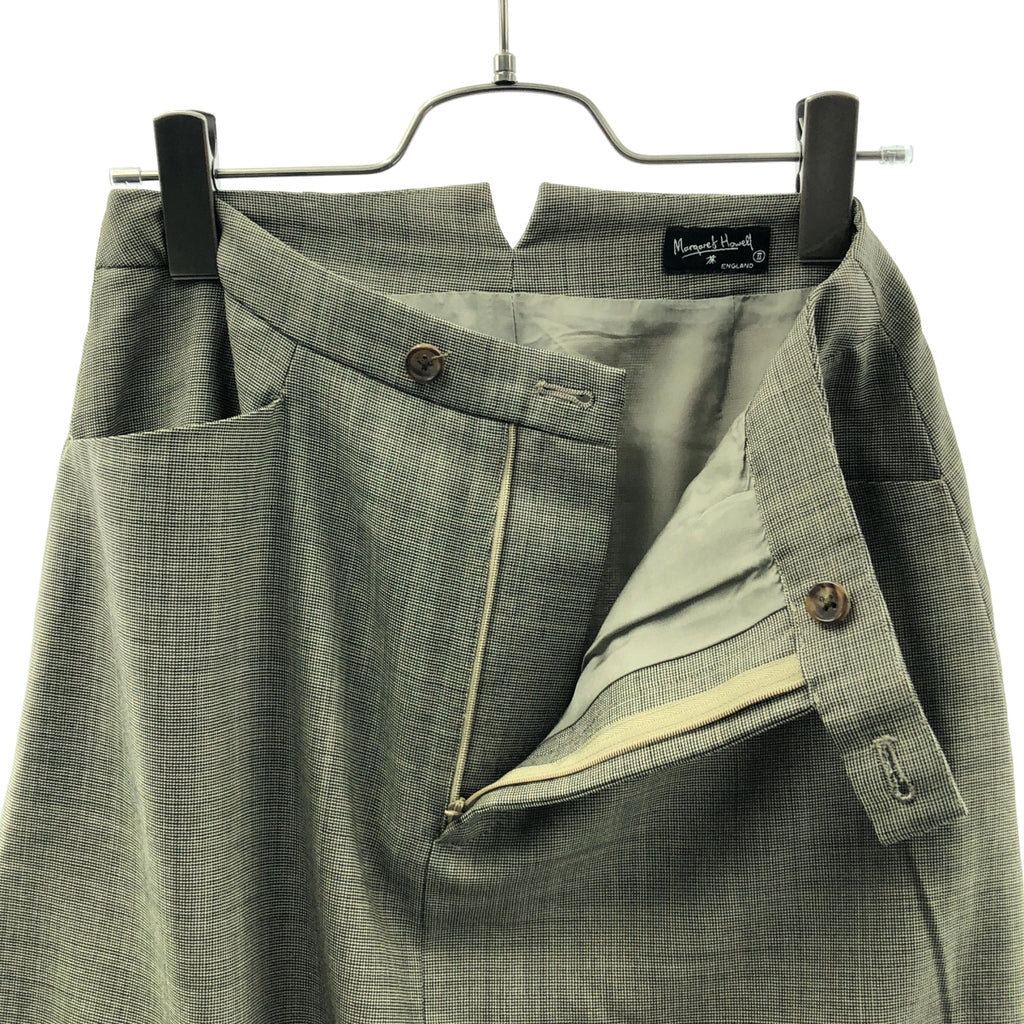 MARGARET HOWELL / マーガレットハウエル | セットアップ ウール 千鳥格子柄 ジャケット スカート | 2 | レディース