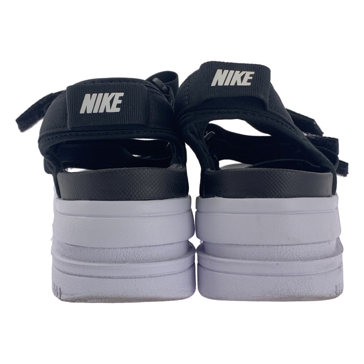 【美品】  NIKE / ナイキ | ICON CLASSIC / DH0223-001アイコン クラシック スニーカー サンダル | 24 | ブラック/ホワイト | レディース