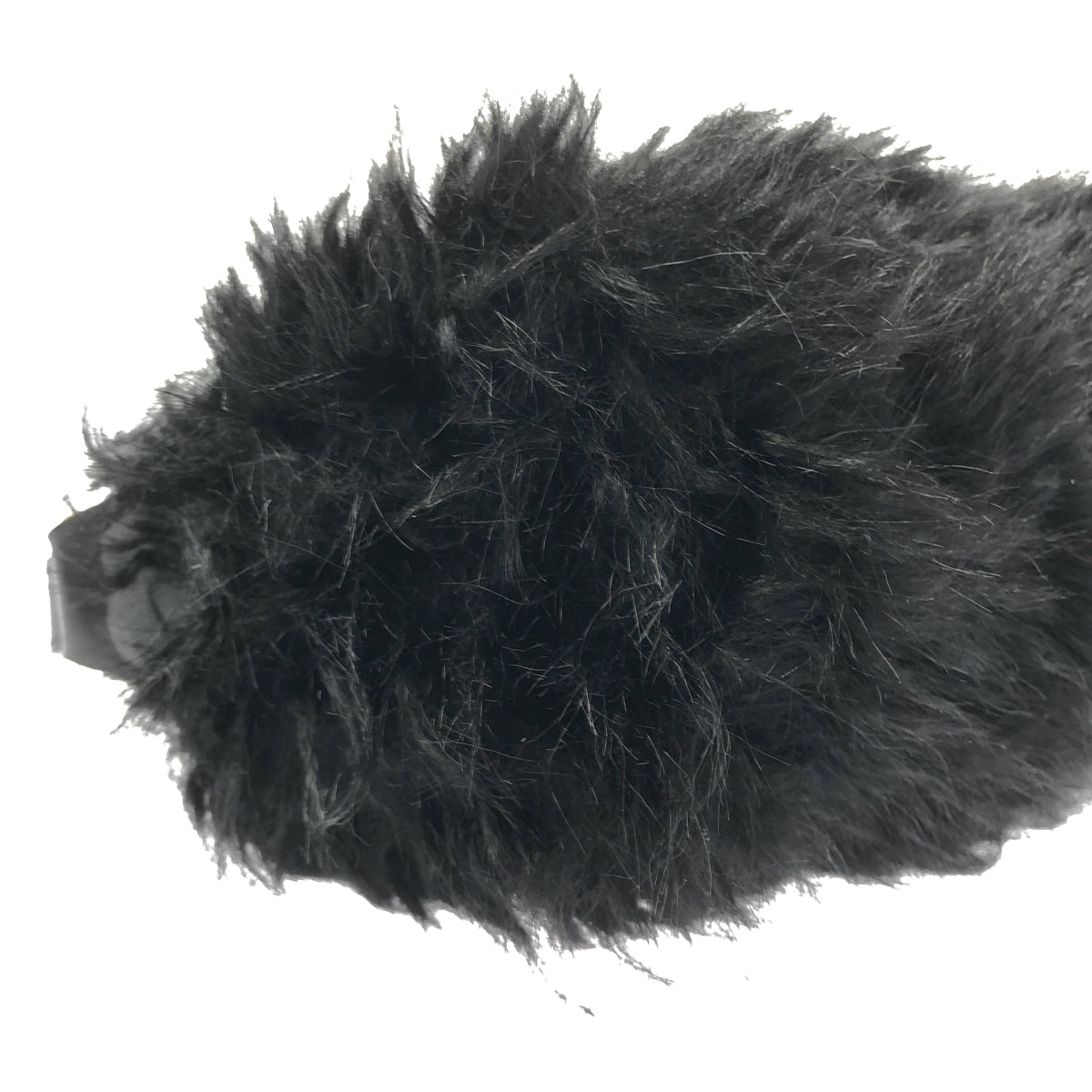 【美品】  sacai / サカイ | 2023AW | Small Pochette Faux Fur 2Way スモールポシェット フェイクファー ハンドバッグ | ブラック / ゴールド | レディース