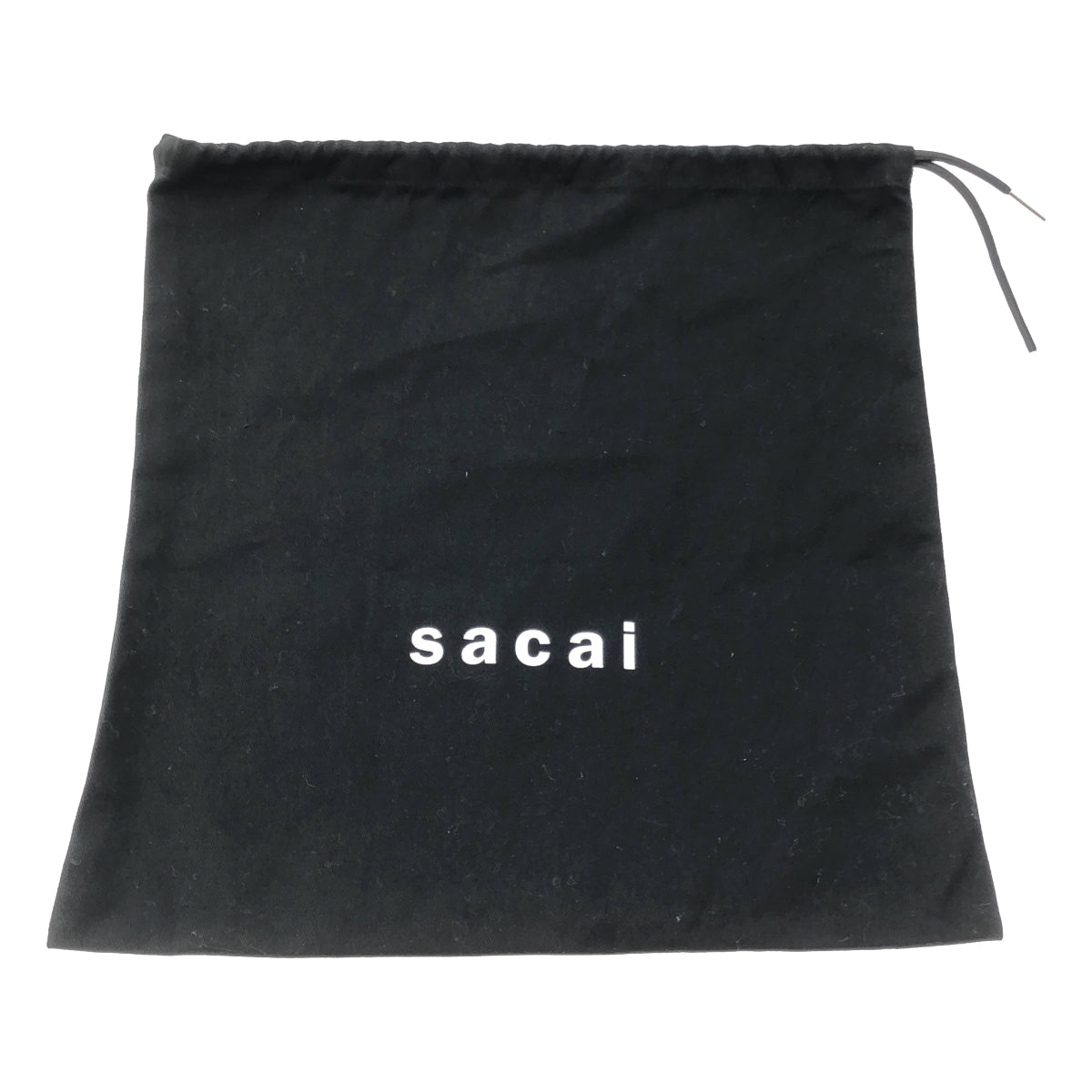 【美品】  sacai / サカイ | 2023AW | Small Pochette Faux Fur 2Way スモールポシェット フェイクファー ハンドバッグ | ブラック / ゴールド | レディース