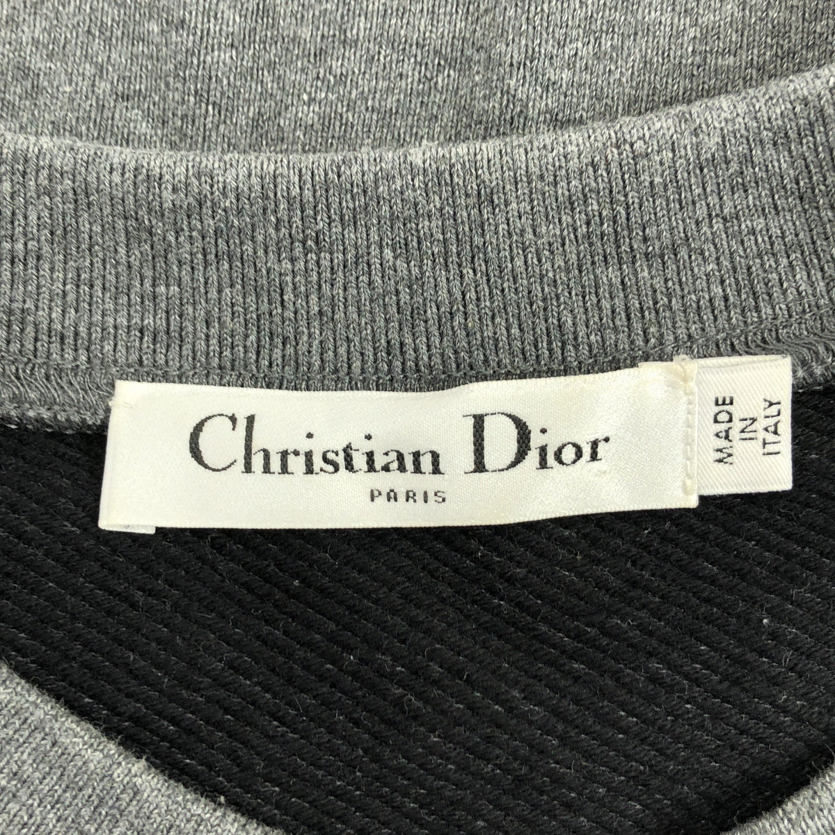 Christian Dior / クリスチャンディオール | アムールグラフィティ ハート刺しゅう クルーネック プルオーバースウェット | 42 |