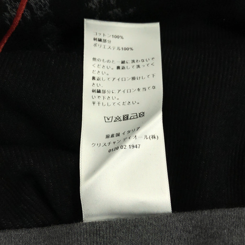 Christian Dior / クリスチャンディオール | アムールグラフィティ ハート刺しゅう クルーネック プルオーバースウェット | 42 |