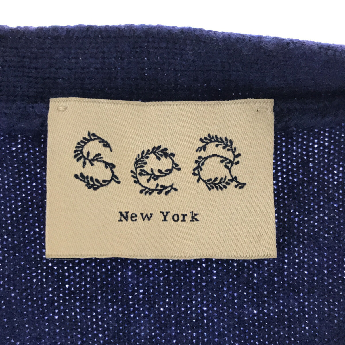 sea New York / シーニューヨーク | ウール カシミヤ ブレンド Vネック ニットカーディガン | XS | レディース