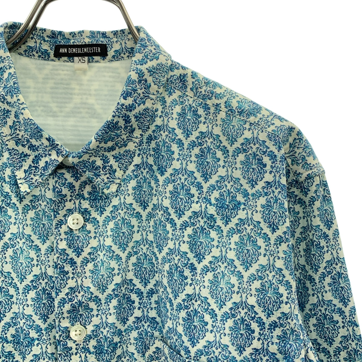 ANN DEMEULEMEESTER / アンドゥムルメステール | コットン プリント 総柄 シャツ | XS | メンズ
