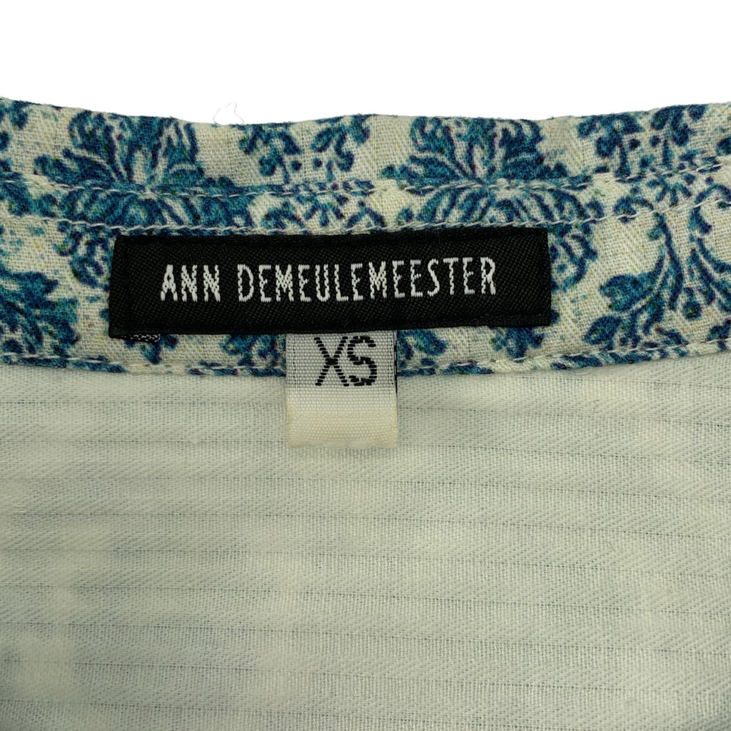 ANN DEMEULEMEESTER / アンドゥムルメステール | コットン プリント 総柄 シャツ | XS | メンズ