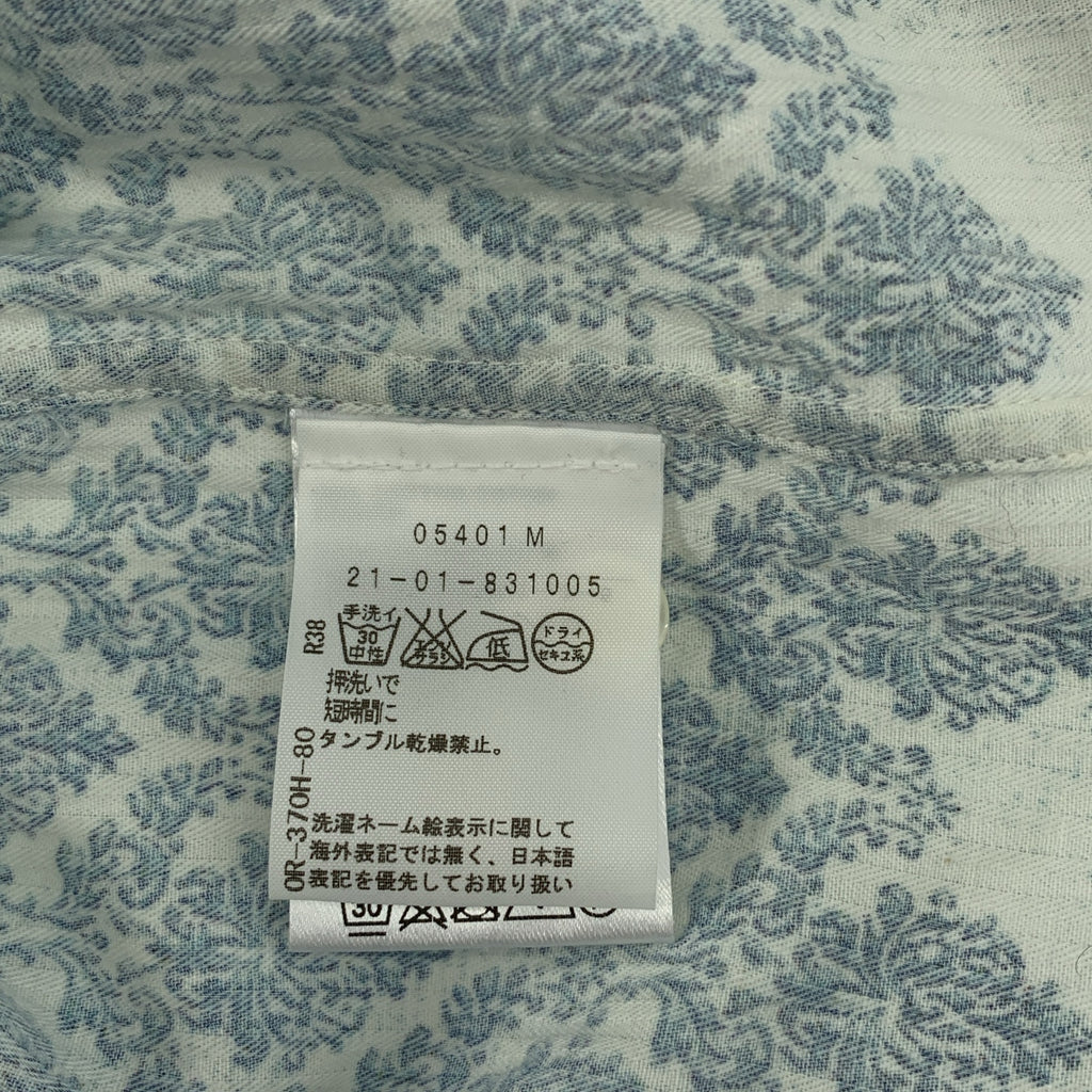 ANN DEMEULEMEESTER / アンドゥムルメステール | コットン プリント 総柄 シャツ | XS | メンズ