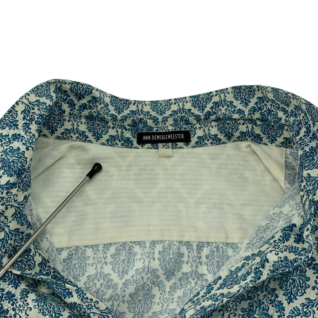 ANN DEMEULEMEESTER / アンドゥムルメステール | コットン プリント 総柄 シャツ | XS | メンズ