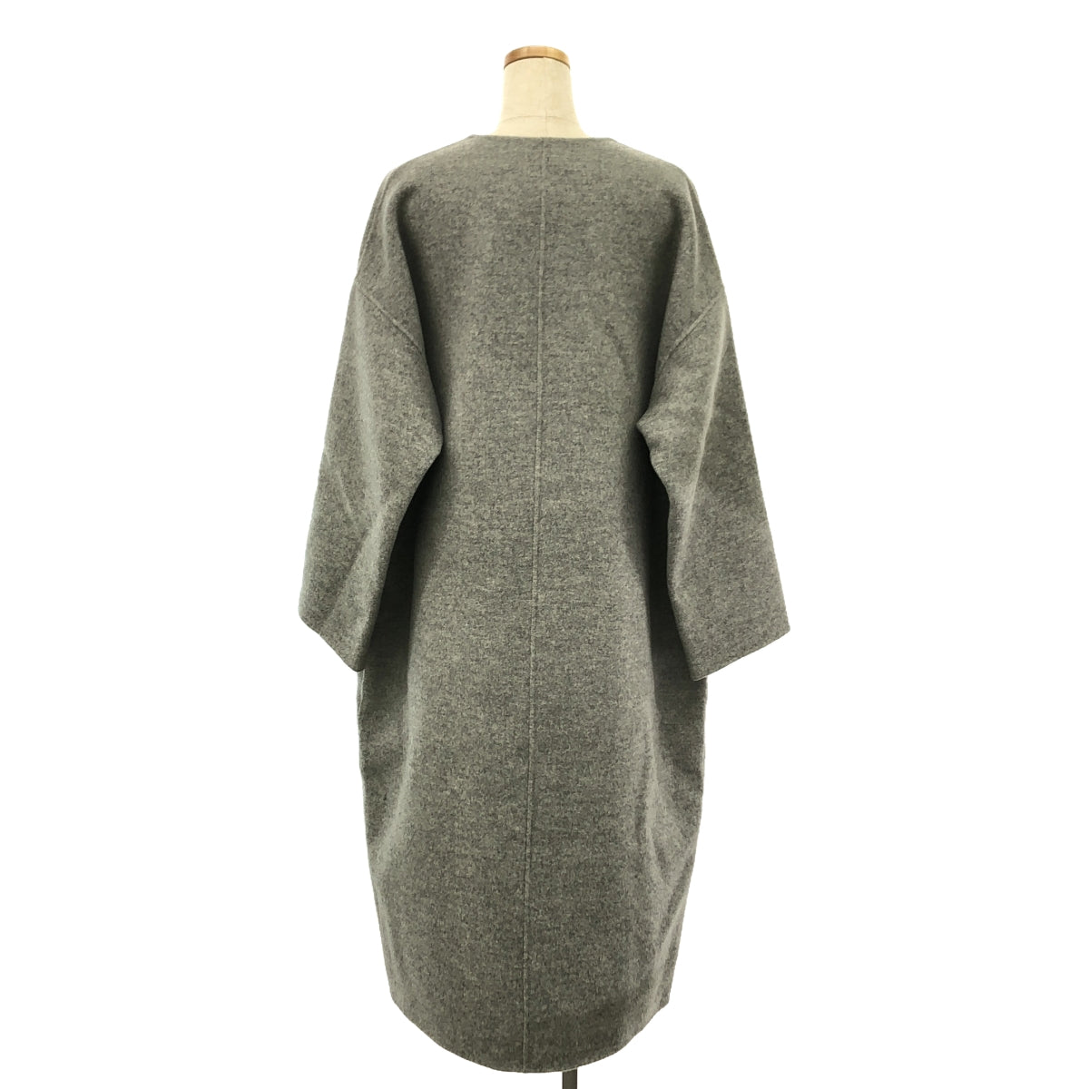 AP STUDIO | SCENTOF Wool Cashmere Basic Coat | Light Gray | Women's