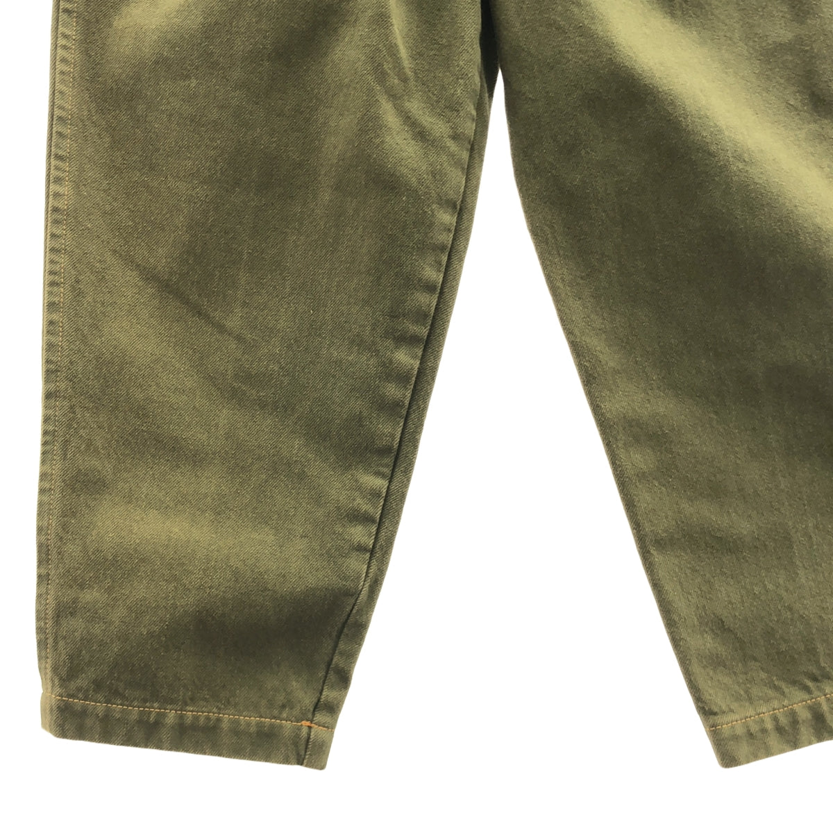 tricot COMME des GARCONS | 2011秋冬 | 成品染色兩折錐形褲 | S | 橄欖綠 | 女款