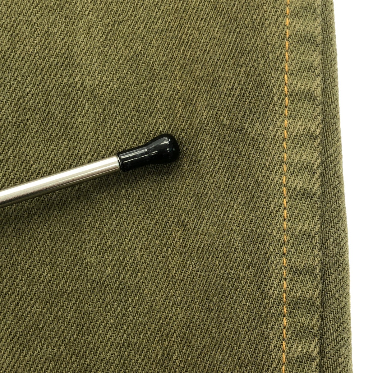 tricot COMME des GARCONS | 2011秋冬 | 成品染色兩折錐形褲 | S | 橄欖綠 | 女款