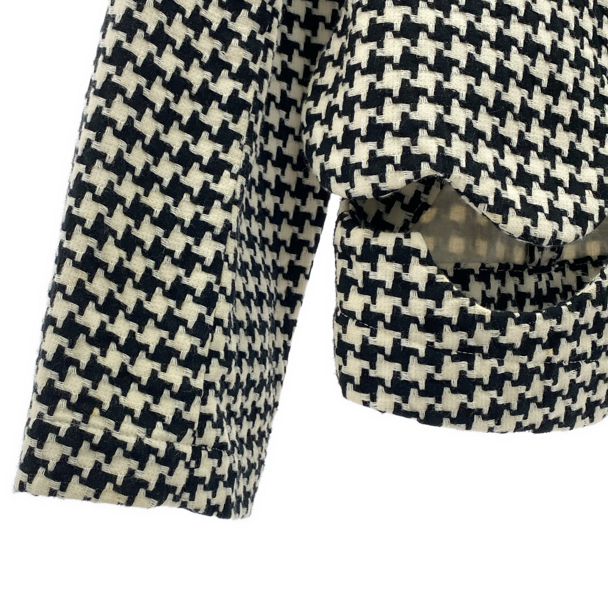 COMME des GARÇONS 睡袍 | COMME des GARÇONS 2004 春夏 |千鳥格棉質鏤空外套| SHOPBOP尺寸 M |女性的
