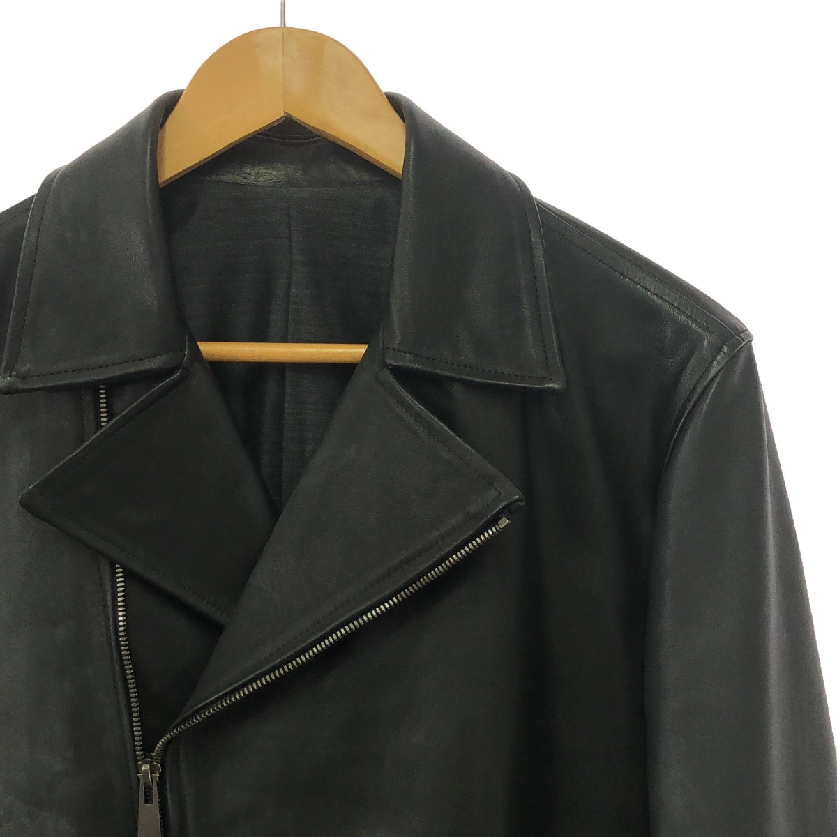 ANSNAM / 안수남 | Modelist Leather riders jacket / 모델리스트 가죽 재킷 / 총 안감 | 02 | 남성