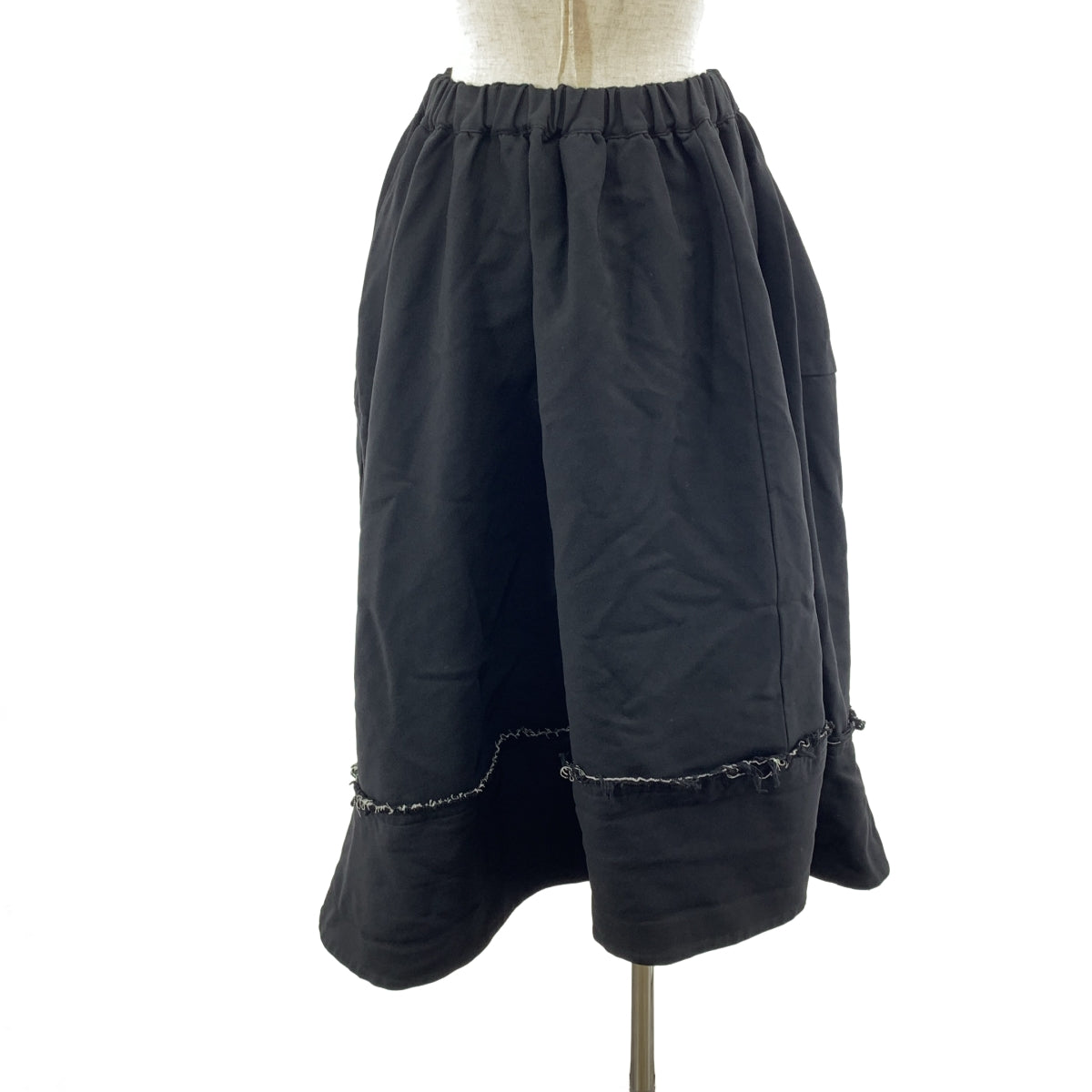 COMME des GARCONS COMME des GARCONS / 콤콤 | 2023SS | 제품 가공 컷오프 롱 이지 스커트 | S |