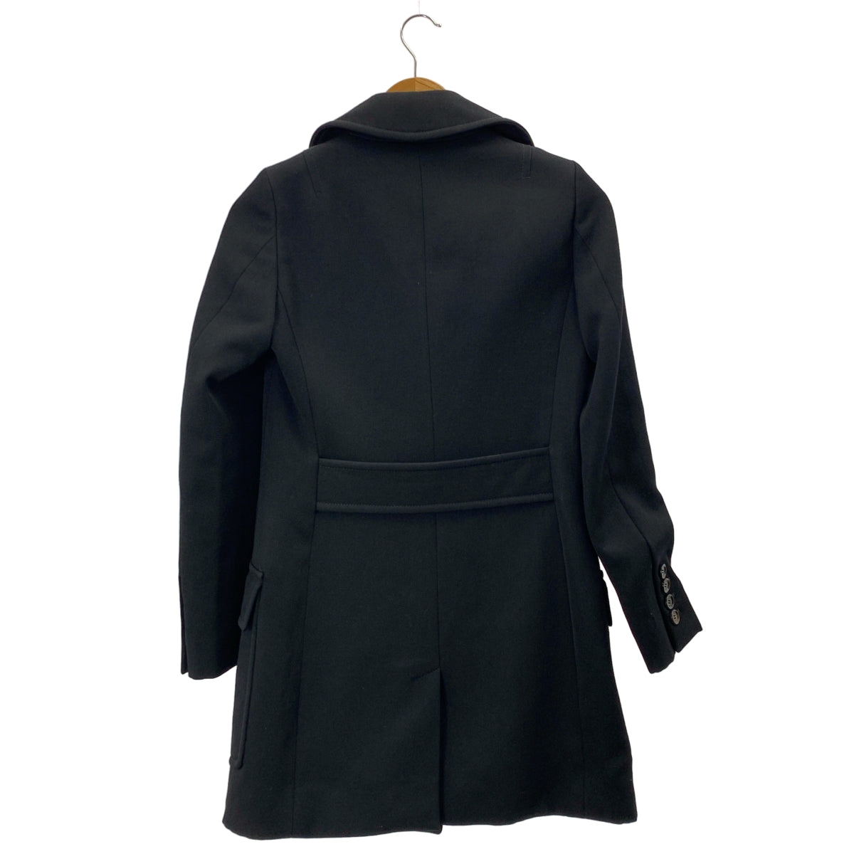 GUCCI / グッチ | ウール シルク ロングピーコート | 38 | レディース