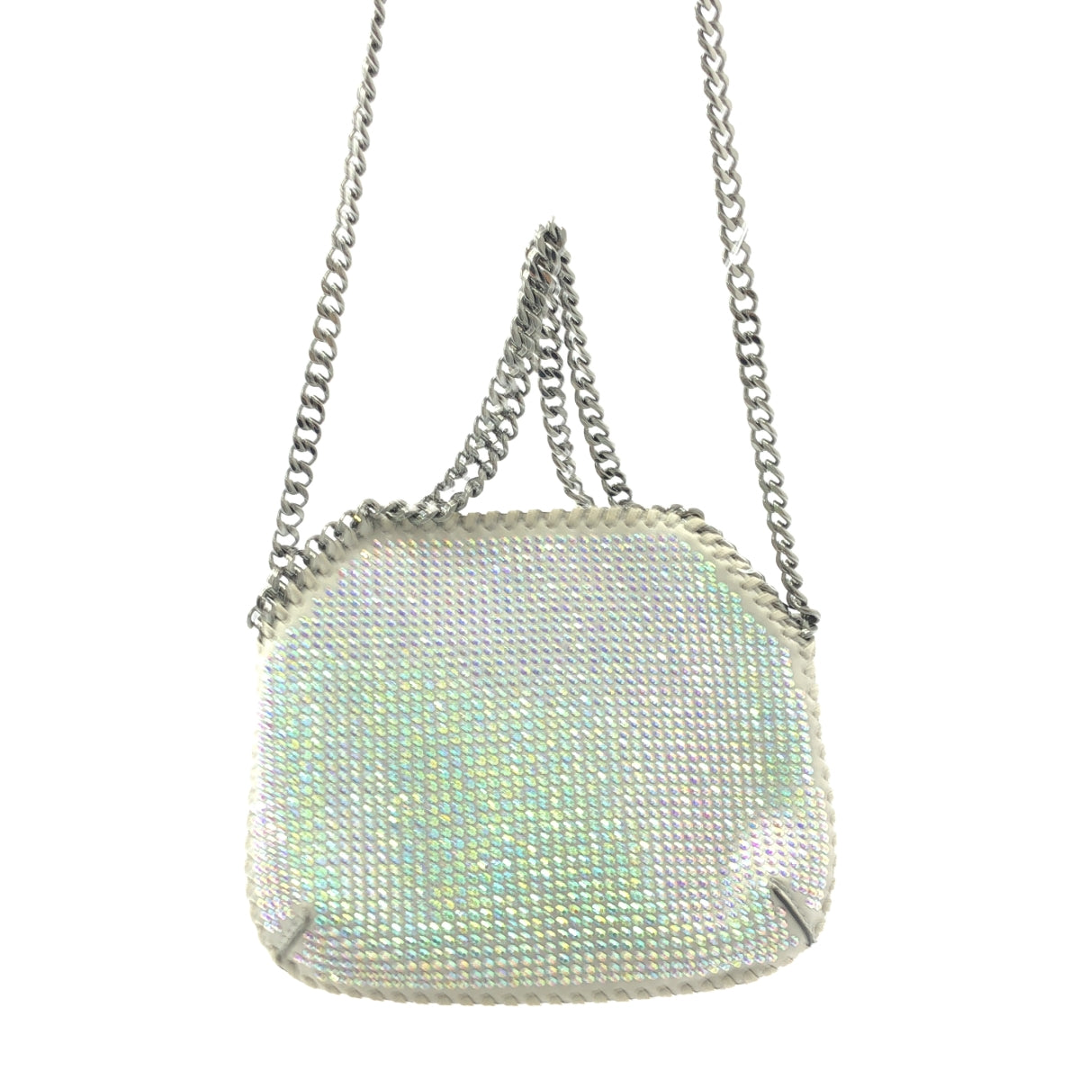 STELLA McCARTNEY | 雙向迷你 Falabella 水晶鏈單肩手提包 |