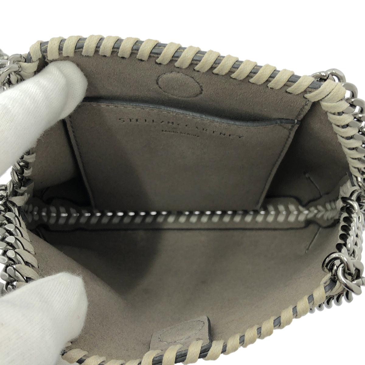 STELLA McCARTNEY | 雙向迷你 Falabella 水晶鏈單肩手提包 |