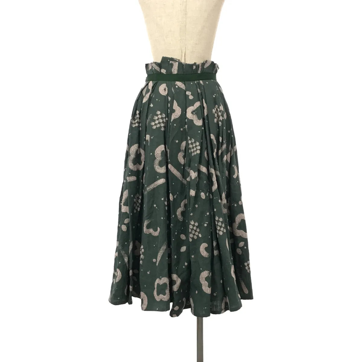 米娜·佩爾霍寧 / 米娜·佩爾霍寧 | 米娜·佩爾霍寧2023SS |花朵宇宙裙 | 36 |苔綠色/淡粉色 |女性的