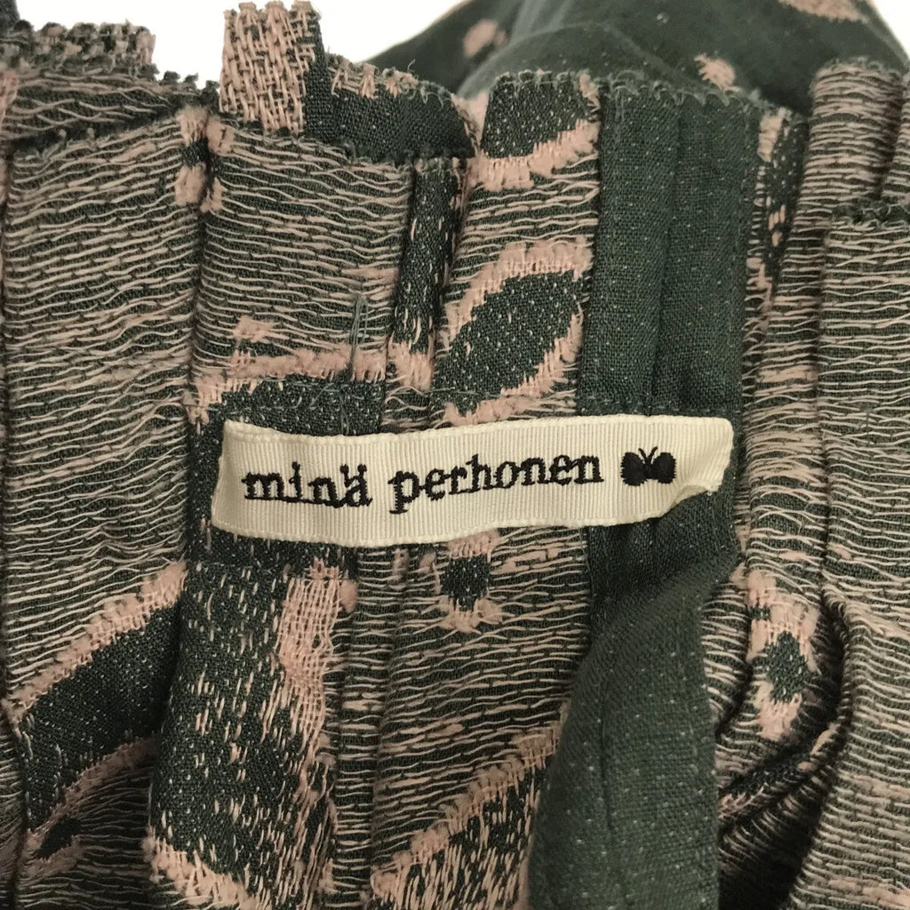 米娜·佩爾霍寧 / 米娜·佩爾霍寧 | 米娜·佩爾霍寧2023SS |花朵宇宙裙 | 36 |苔綠色/淡粉色 |女性的