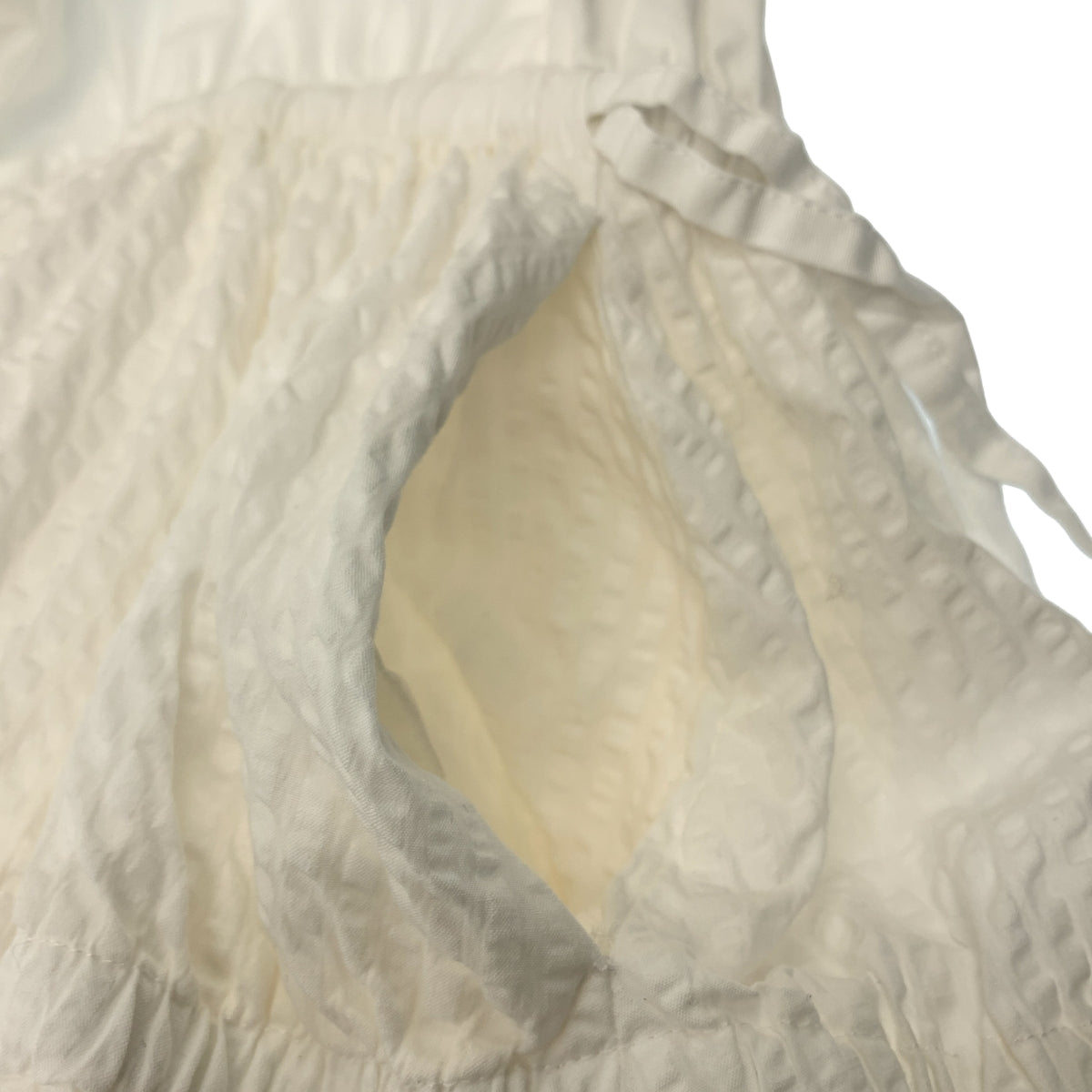 Drawer / 드로어 | 축구 개더 셔츠 원피스 | 38 | 화이트 | 여성