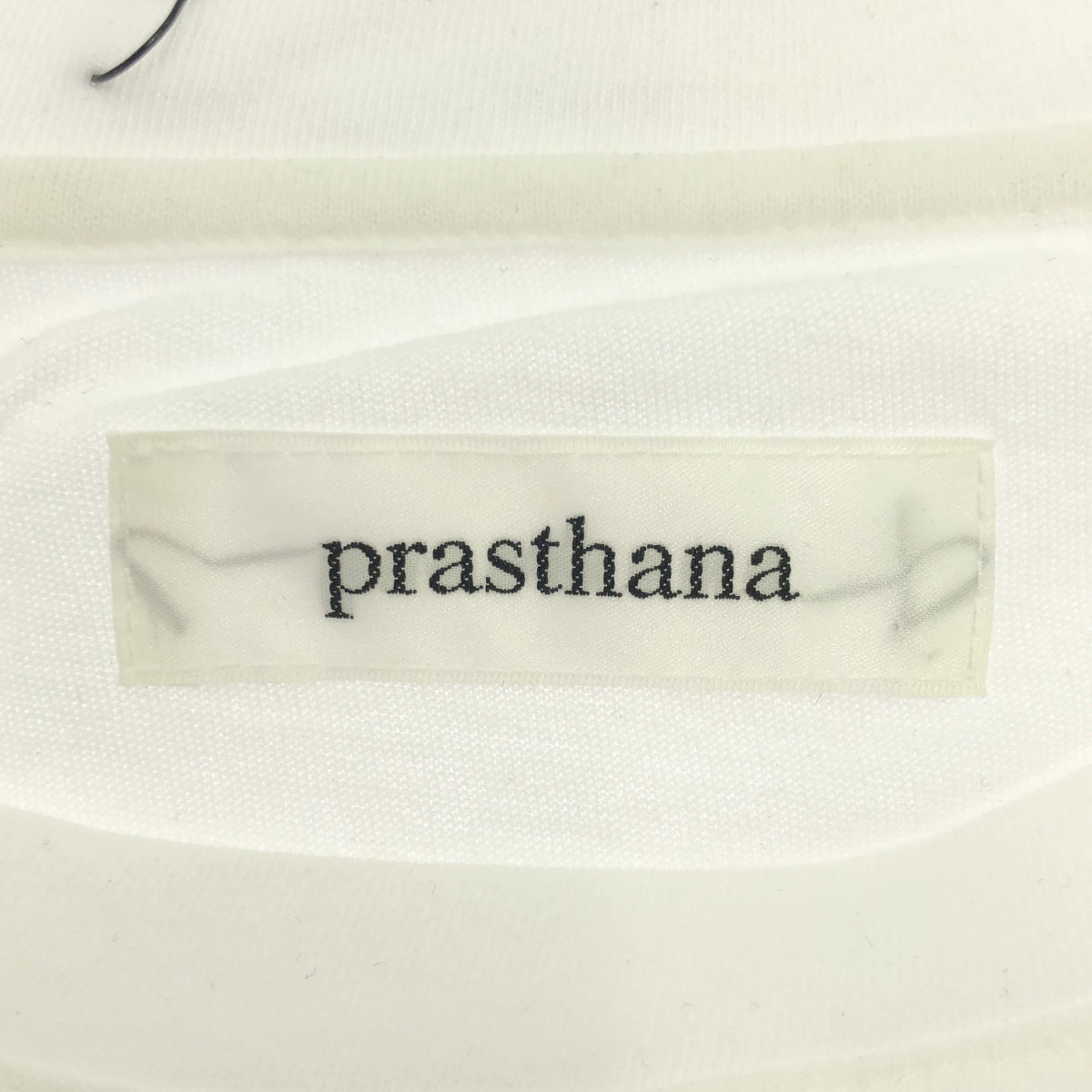 【新品】  prasthana / プラスターナ | pitch shifter S/S Tシャツ | F | ホワイト | メンズ