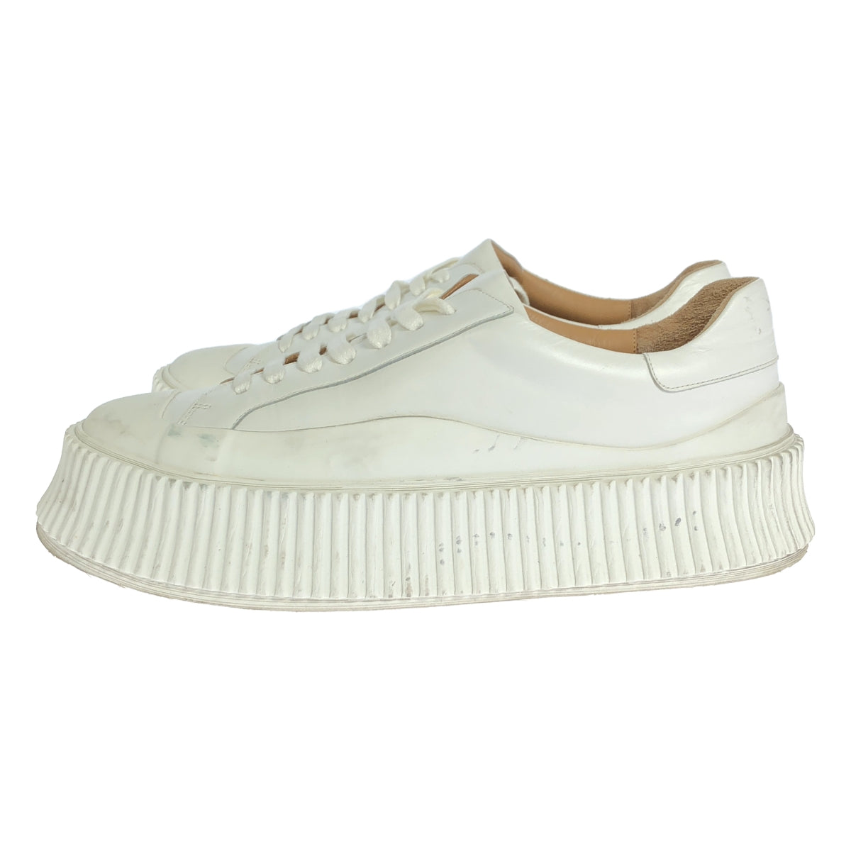 JIL SANDER | Leather platform sneakers | 39 | Men's