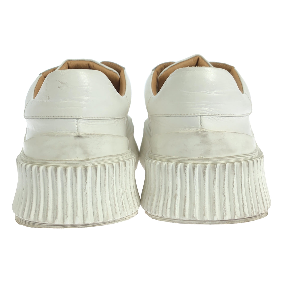 JIL SANDER | Leather platform sneakers | 39 | Men's