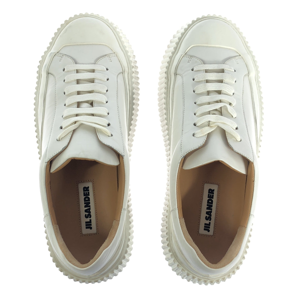 JIL SANDER | Leather platform sneakers | 39 | Men's