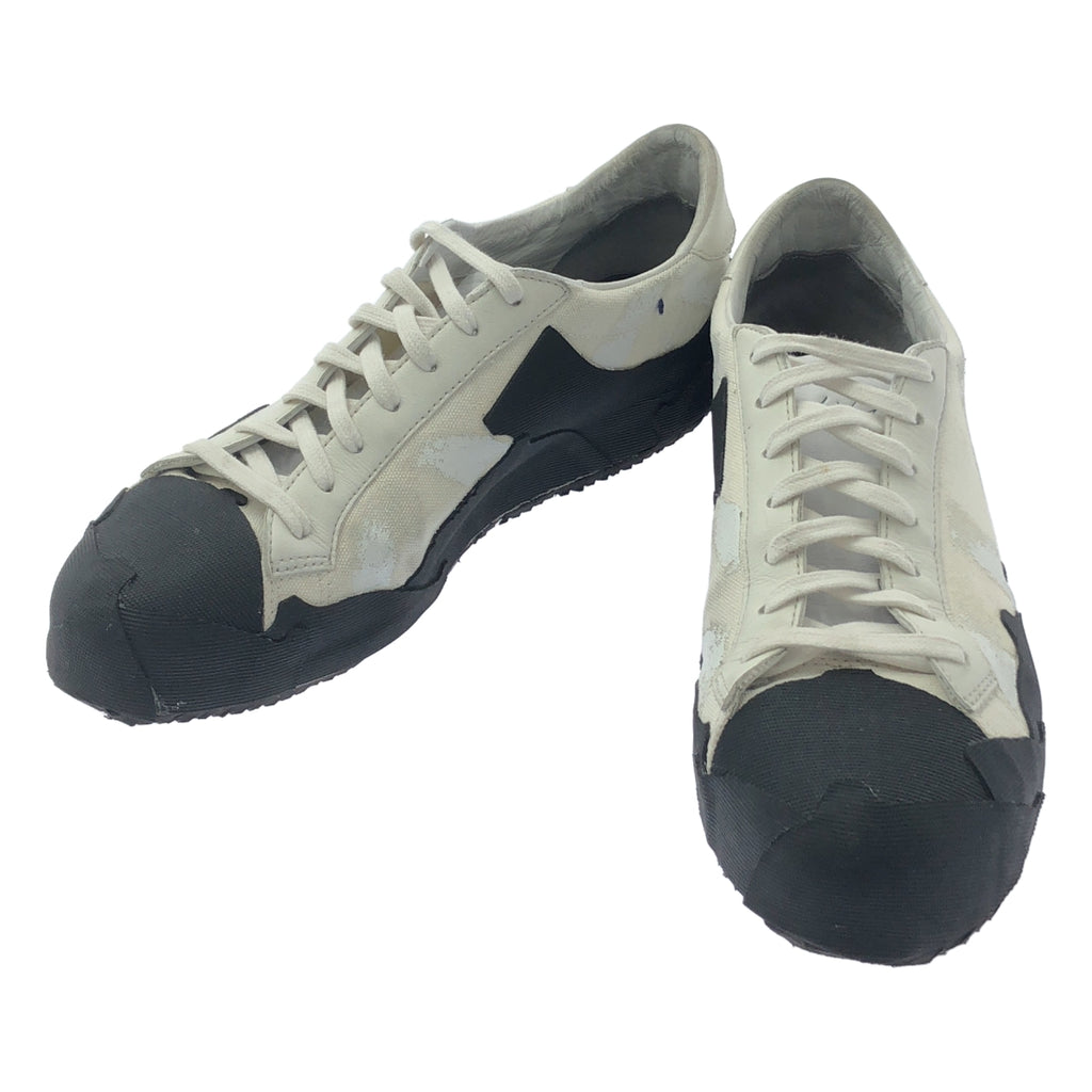 【近全新】山本耀司 | 2018春夏 | x adidas YY TAKUSAN LOW 彩繪運動鞋 | 尺寸 26 | 白/黑 | 男款